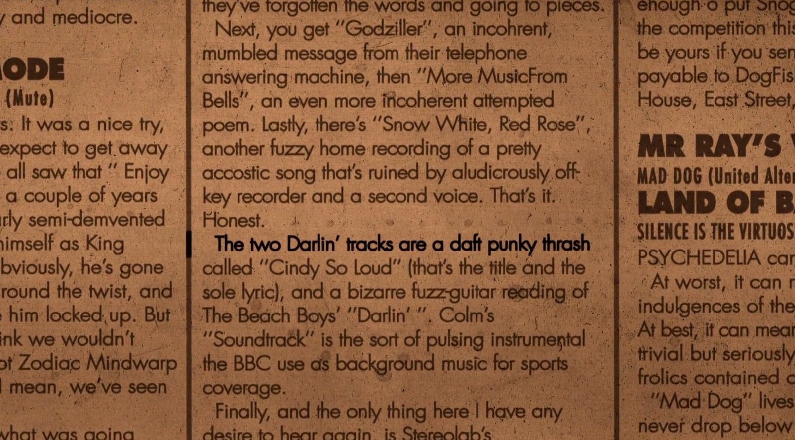 Daft Punk got their name from an insult in an article calling them daft punky thrash