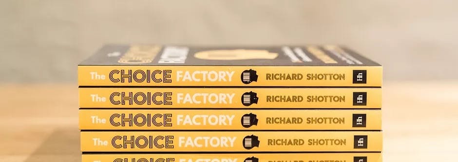 The Choice Factory book explains how the pratfall effect builds trust with customers