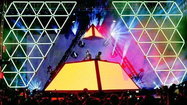 Daft Punk's marketing takes new heights with their famous surprise pyramid