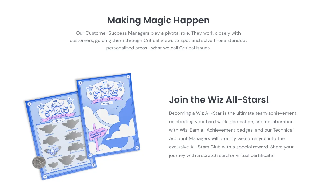 Wiz: All-Stars scratch-card community device