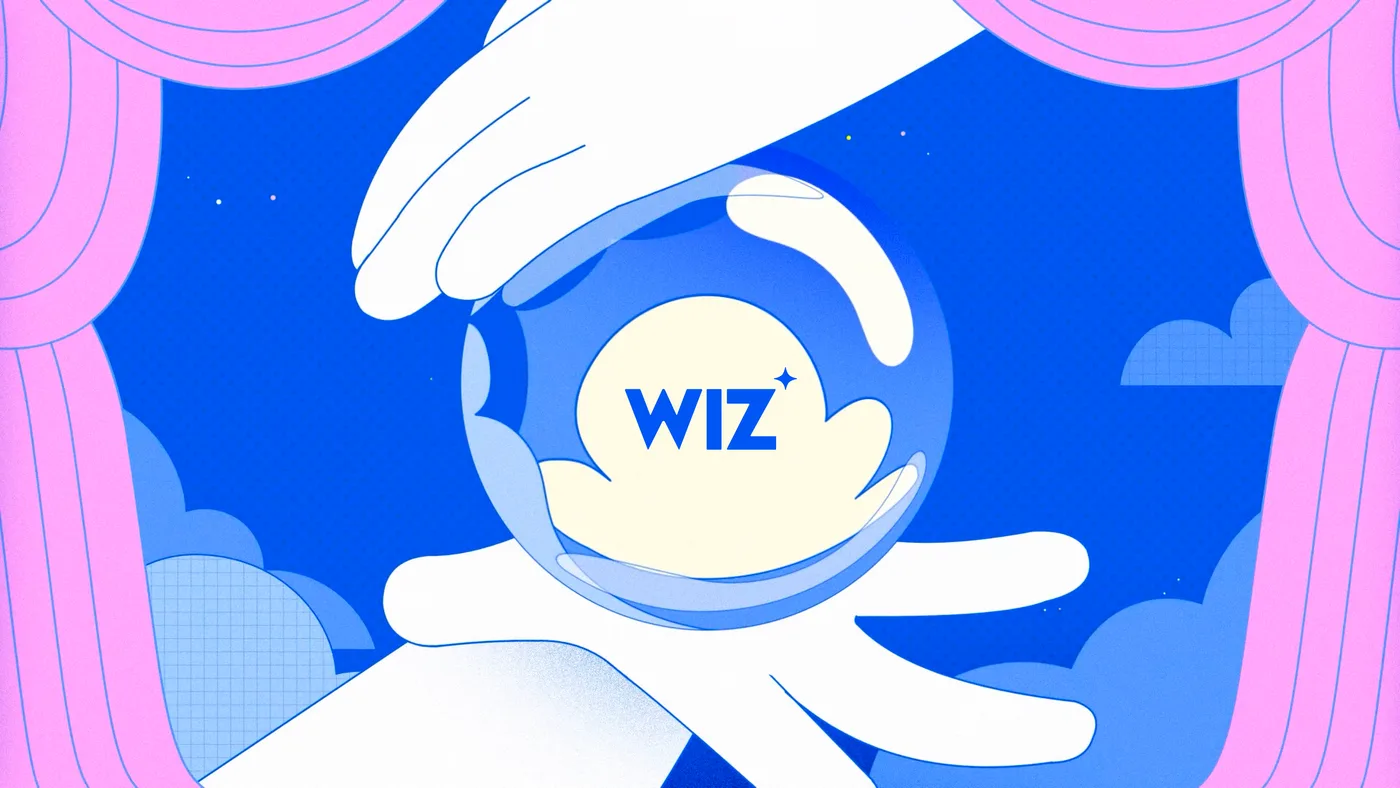 Wiz: Crystal-ball illustration, the playful 'wizard' streak