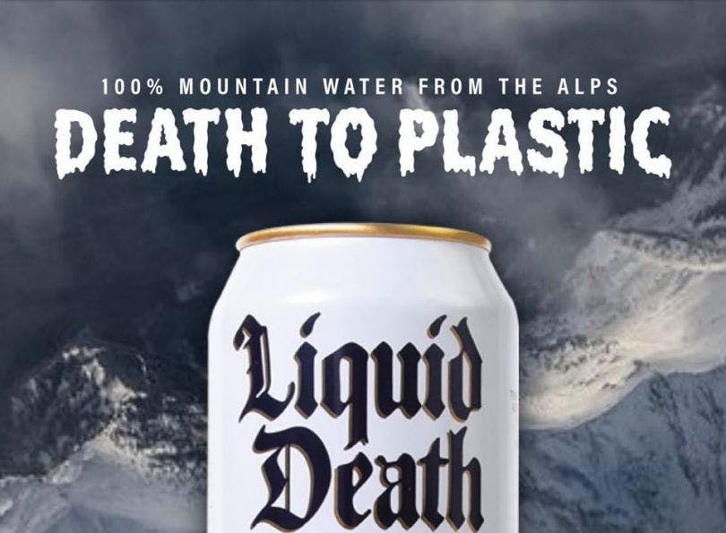 Liquid Death challenges category conventions