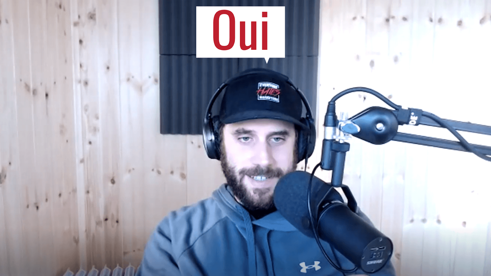 Everyone Hates Marketers is an example of how to use Distinctive Brand Assets